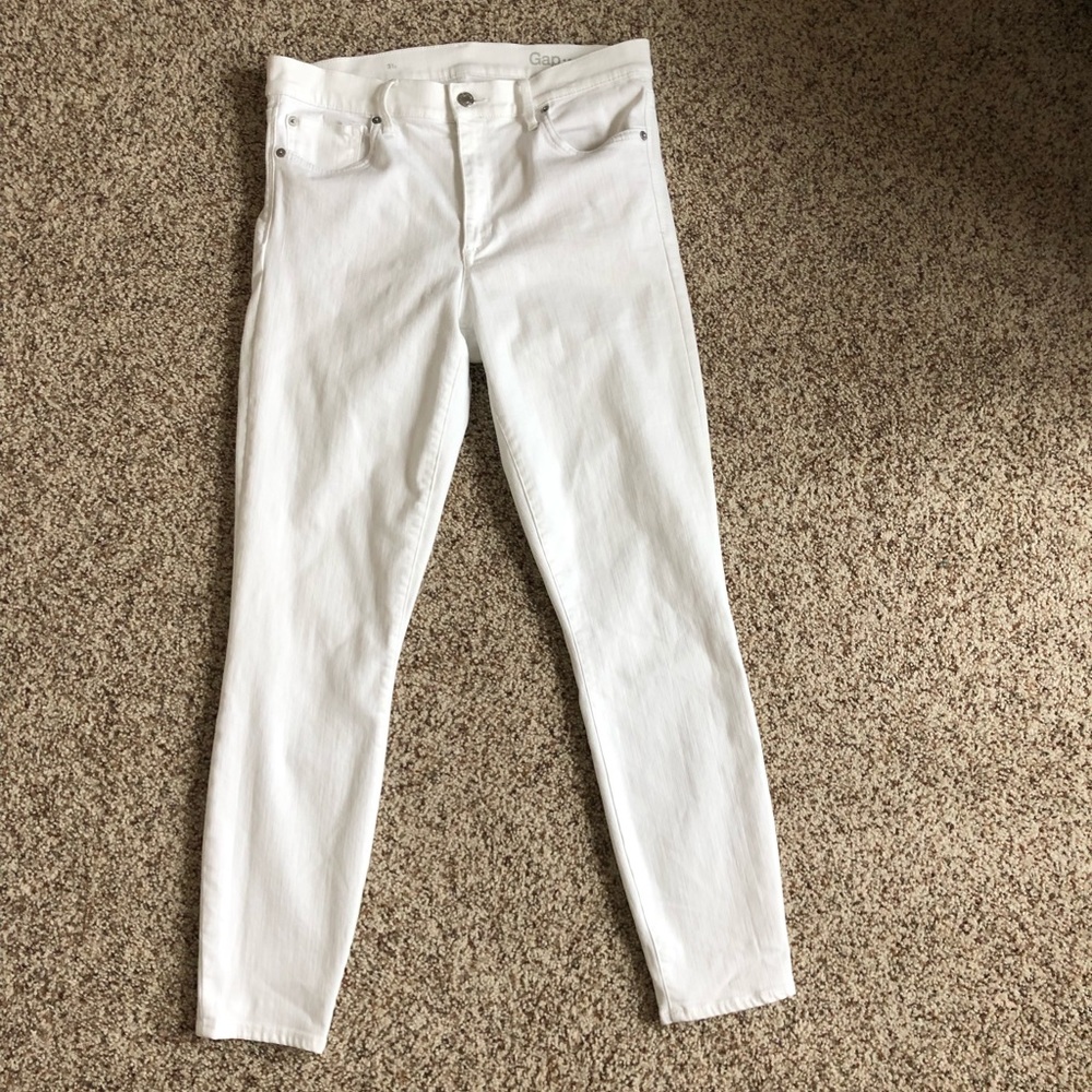 Gap white jeans